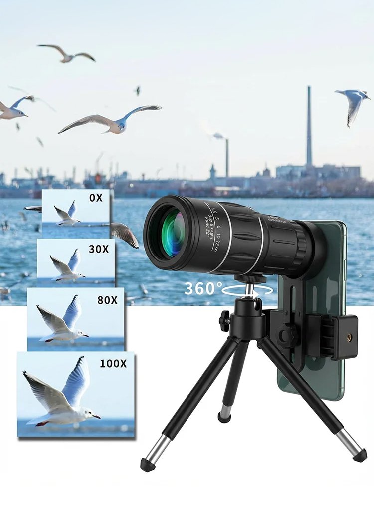 TrailVanta – 100X HD Waterproof Monocular Telescope