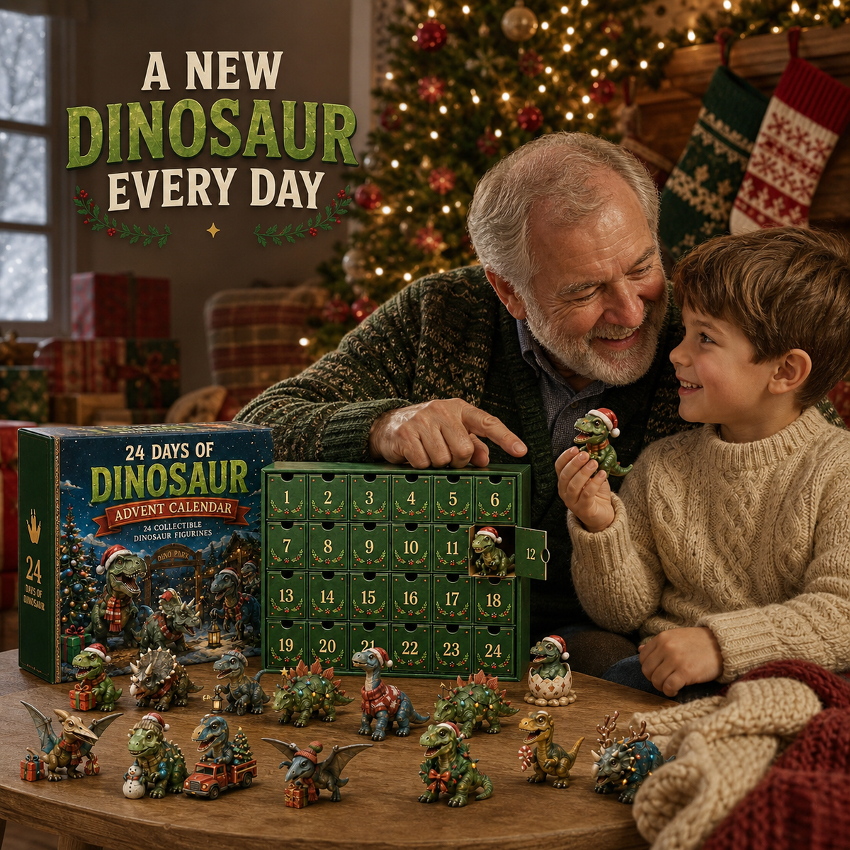 DinoJoy – 24-Day Christmas Dinosaur Advent Calendar