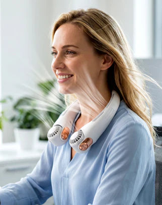 BreezeVanta – 360° Portable Neck Fan