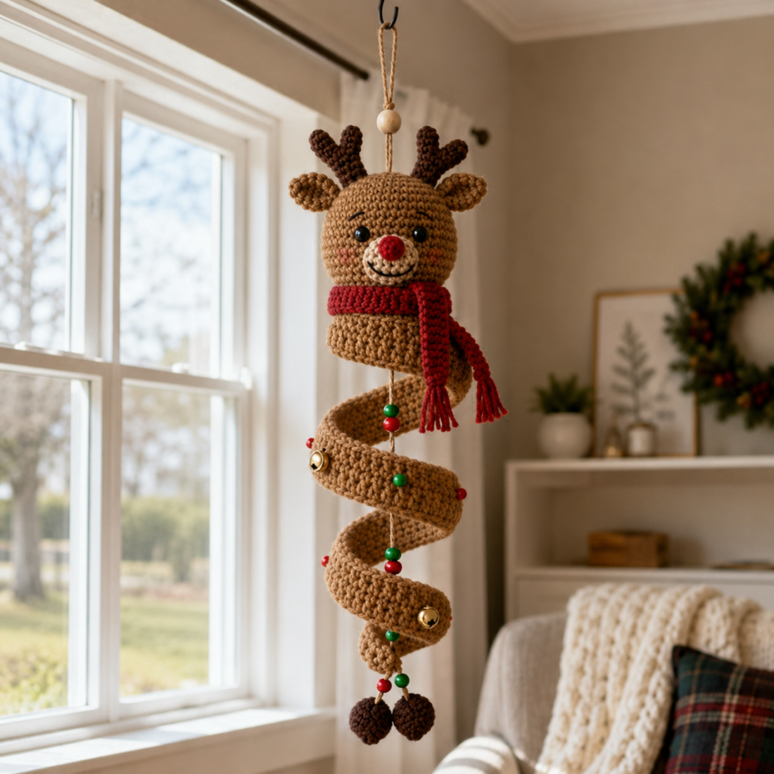 SpiralSanta – Crochet Christmas Character Ornament Kit