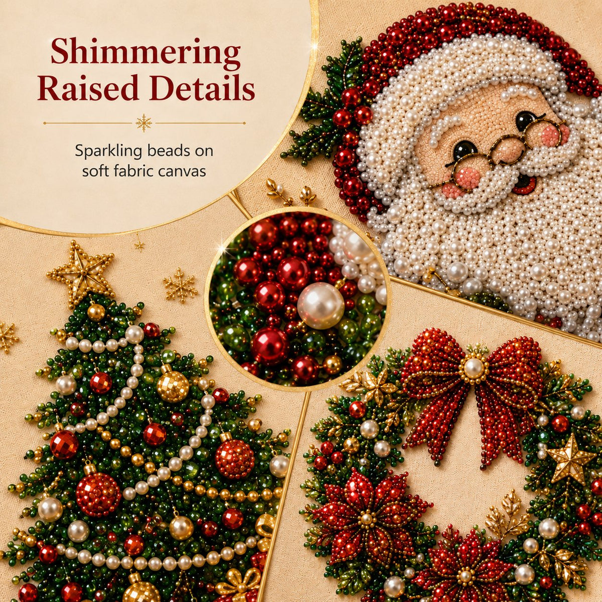 MerrySpark – Festive Pearl Bead Painting Kit
