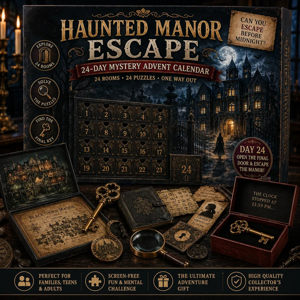 SecretQuest – Interactive Mystery Advent Calendar