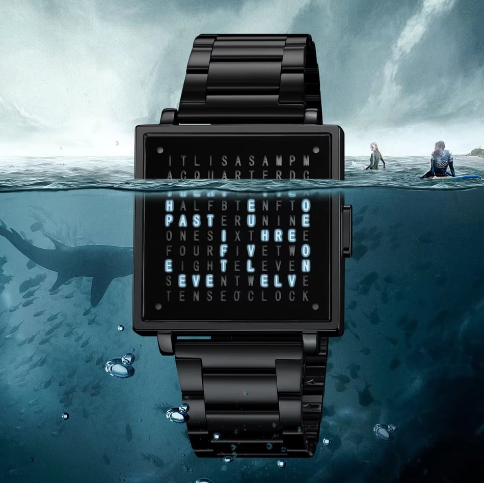 LexoTime - Unisex Textual Watch