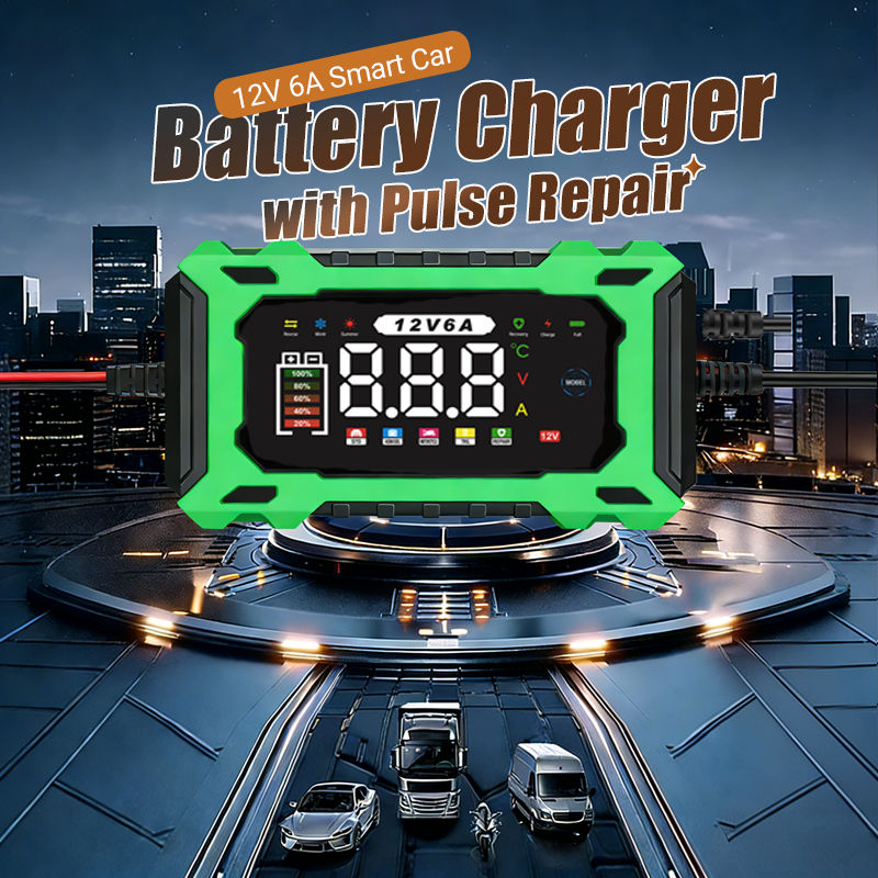 AutoVolt – 12V Smart Battery Charger & Repairer