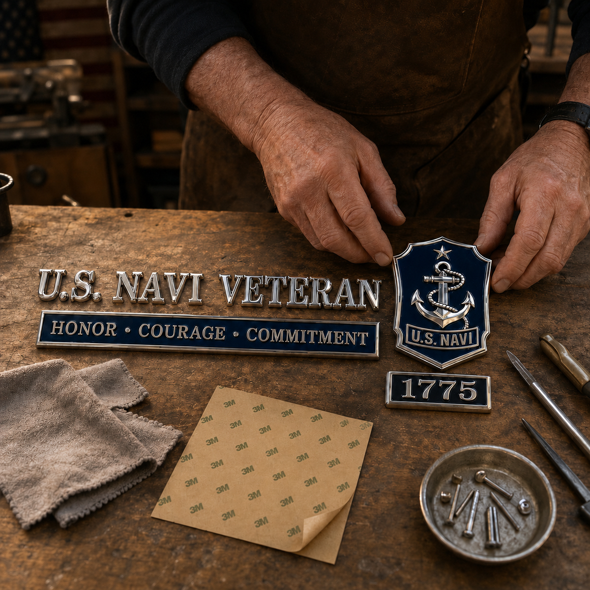 HonorForge – U.S. Military Veteran Car Emblem Collection