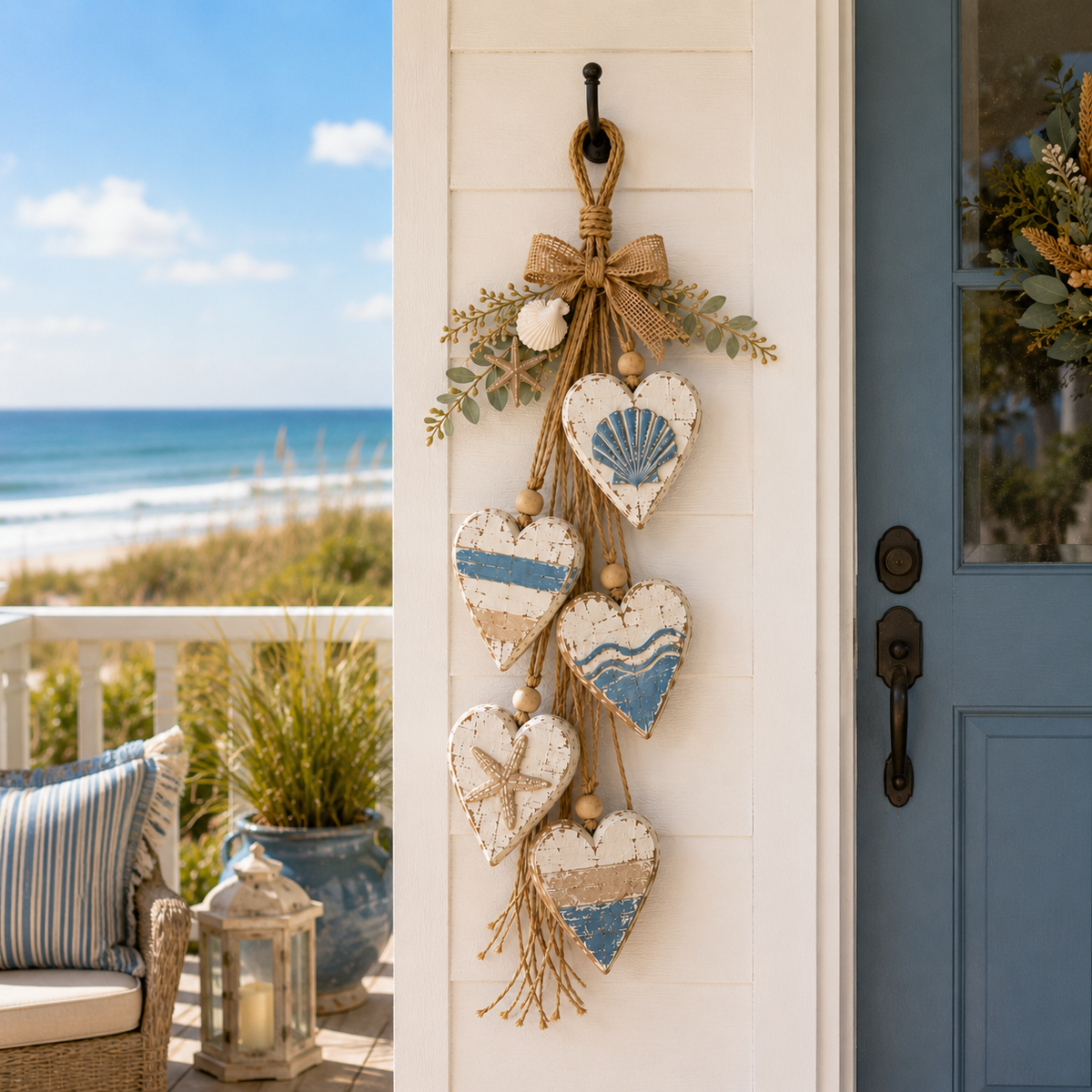 HeartHaven – Rustic Hanging Heart Wall Decor