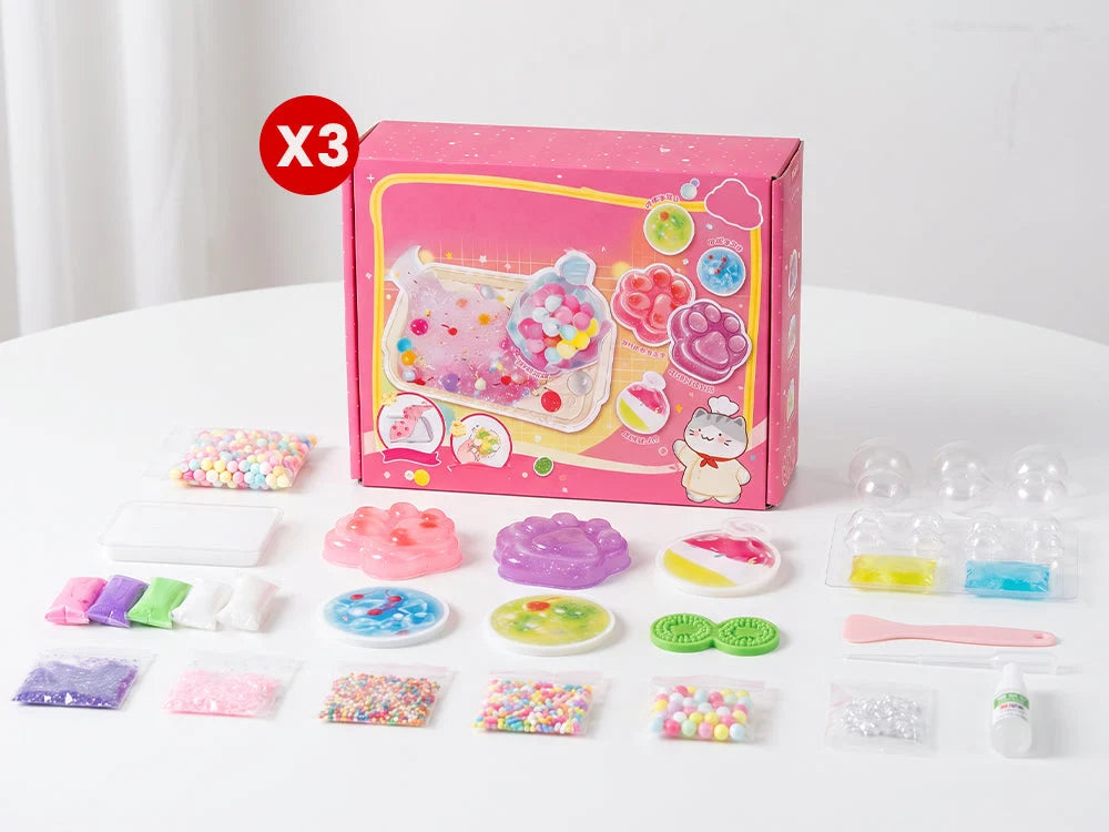 Squishora – DIY Cat Paw Fried Ice Squishy Toy Kit
