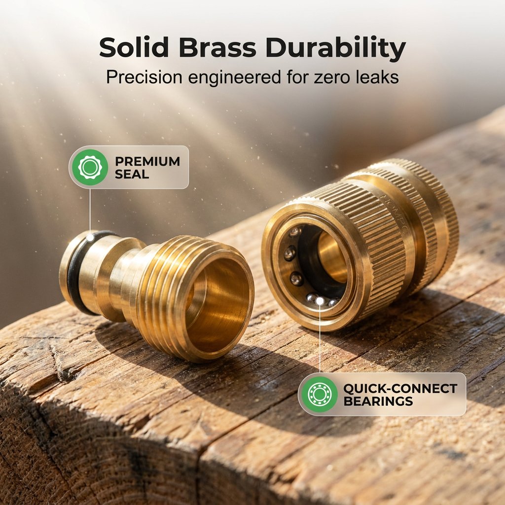 HydroClick – Brass Hose Fitting