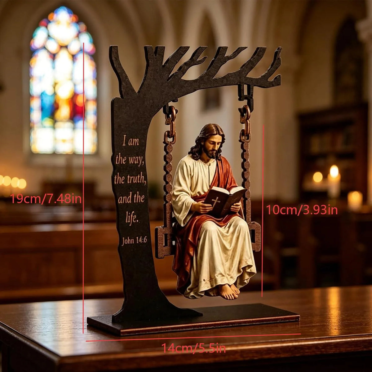 BlessedBranch – Jesus Under The Tree Ornament