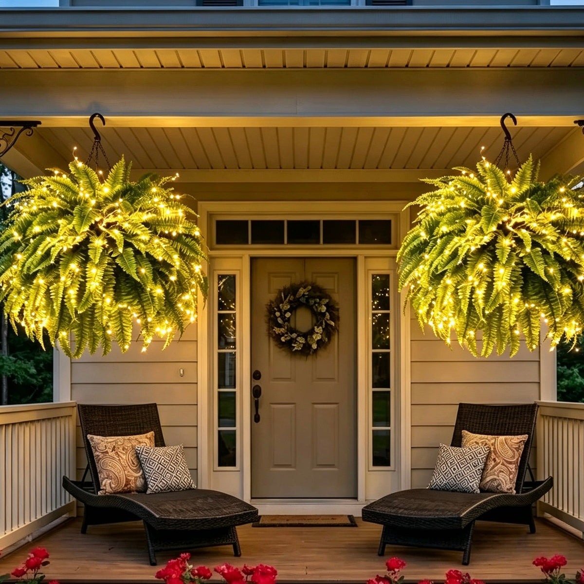 GreenCascade – Full Artificial Boston Fern Bush