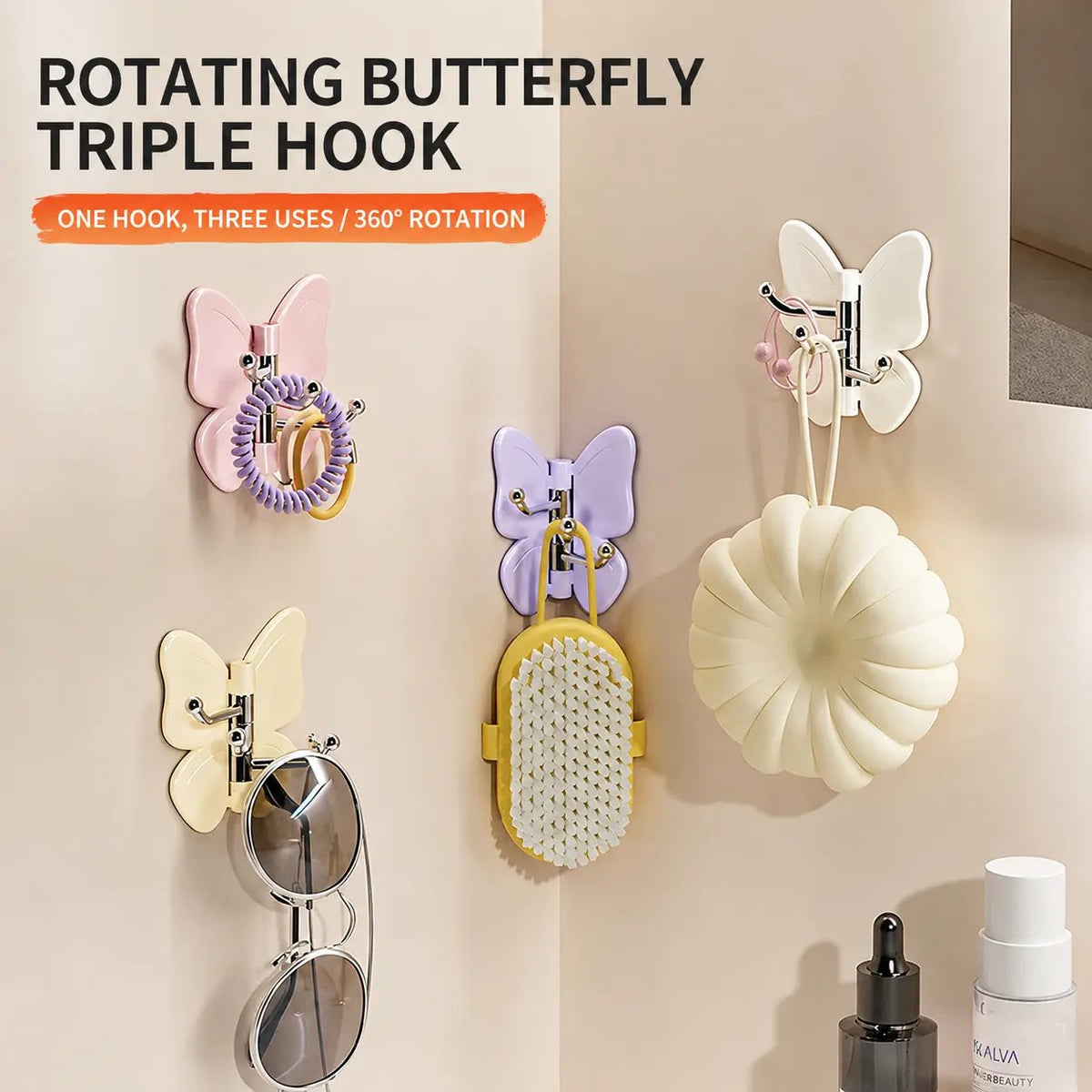 ButterNest – Rotating Butterfly Space-Saving Hook