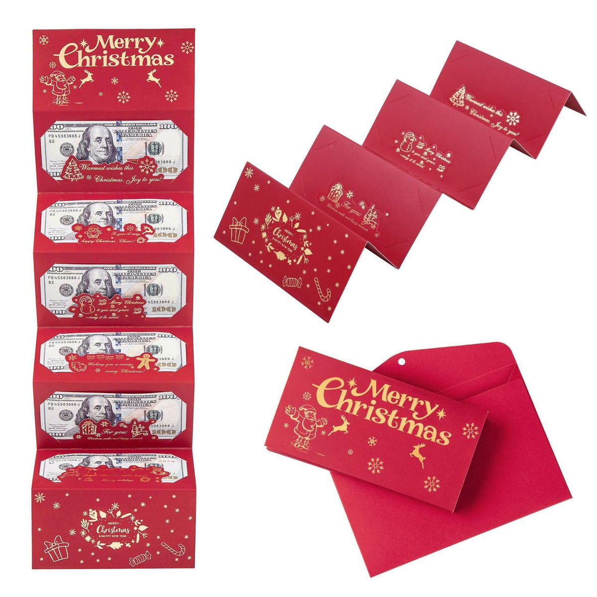 SantaSurprise – Foldable Christmas Cash Gift Wallet