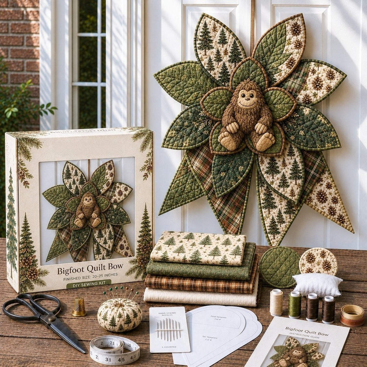 PrettyLoops – Oversized Quilted Bow Craft Kit
