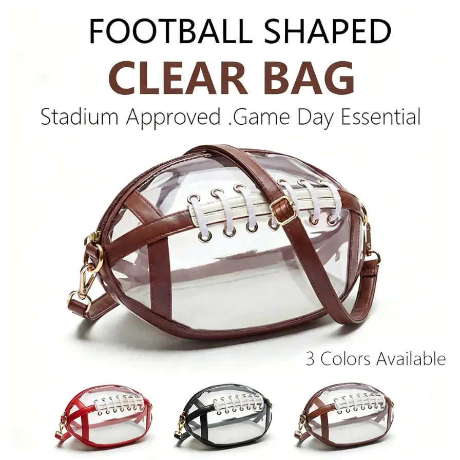 GridironCarry – Football-Inspired Clear Shoulder Bag