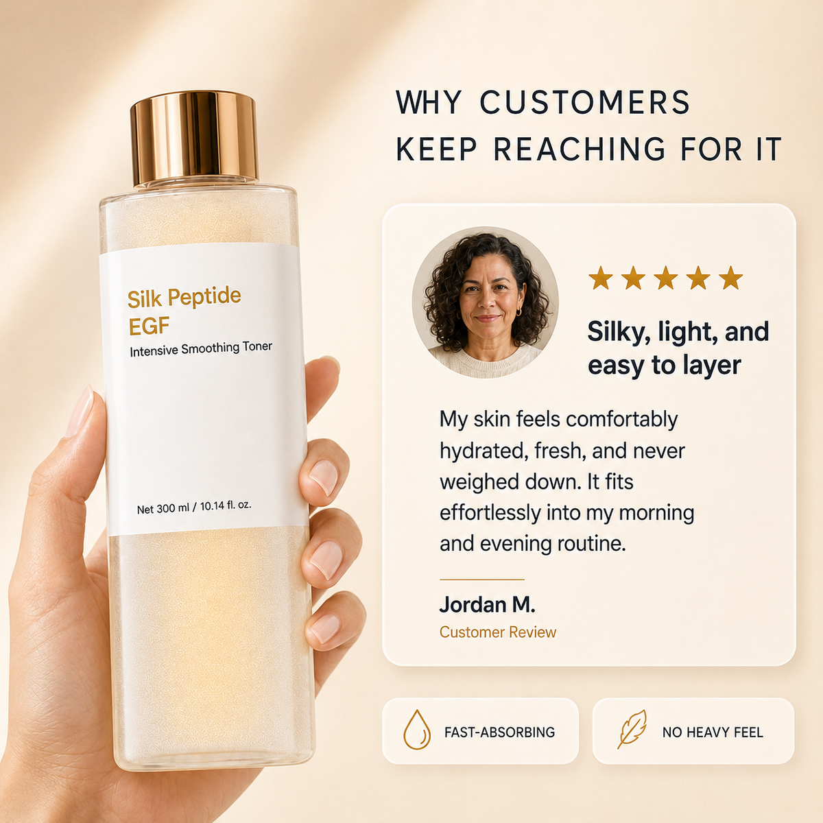 DermaLuxe – EGF Peptide Firming Toner