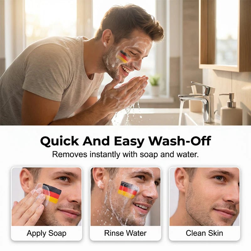 FanFlag – National Flag Face Paint Stick
