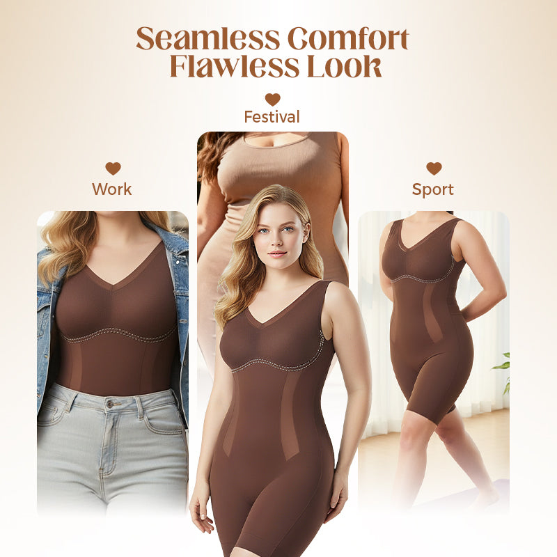 Sculptelle – Women's Traceless Tummy & Hip Shaping Bodysuit