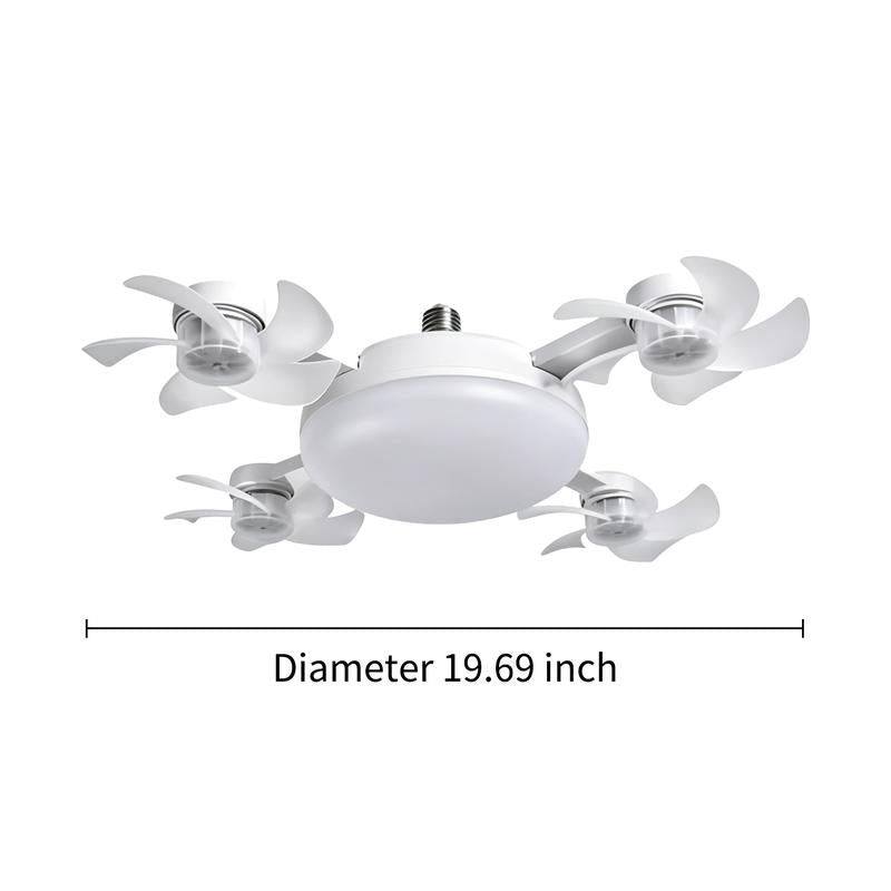 LumiBreeze – Remote-Control LED Fan Light
