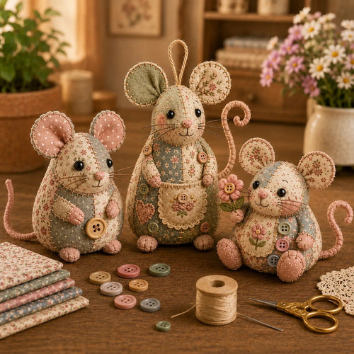 SnuggleStitch – Mouse Craft Kit