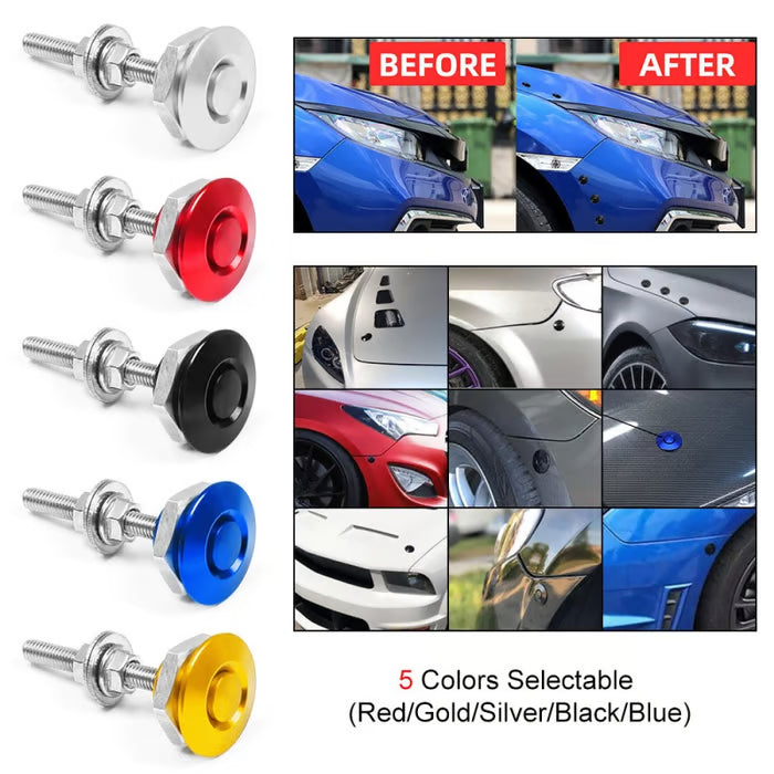 LatchForge – 4-Piece Aluminum Quick-Release Lock Latches