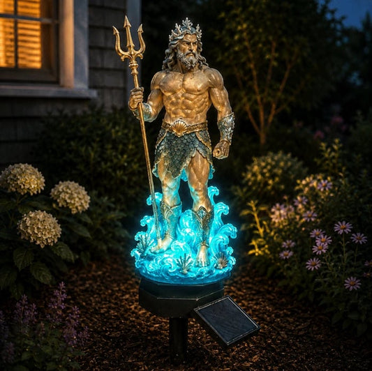 OlympusGlow – Mythic Solar Garden Light