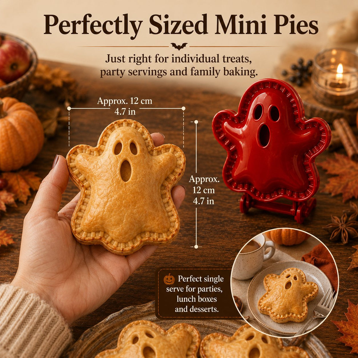 SpookPie – Halloween Mini Pie Shaping Mold