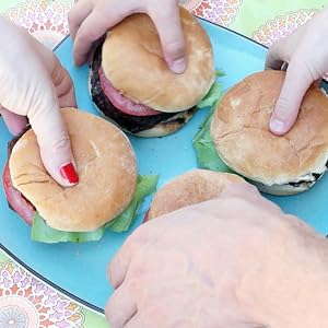 GrillReady – Multi-Patty Burger Press & Storage Box