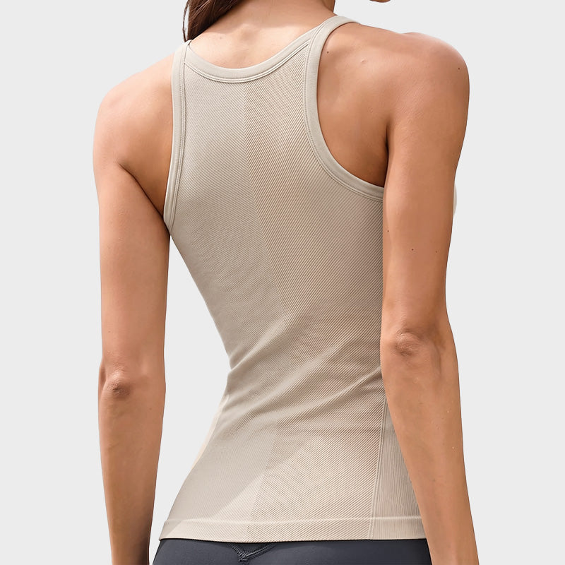 Built-In Bra Racerback Sports Cami Top