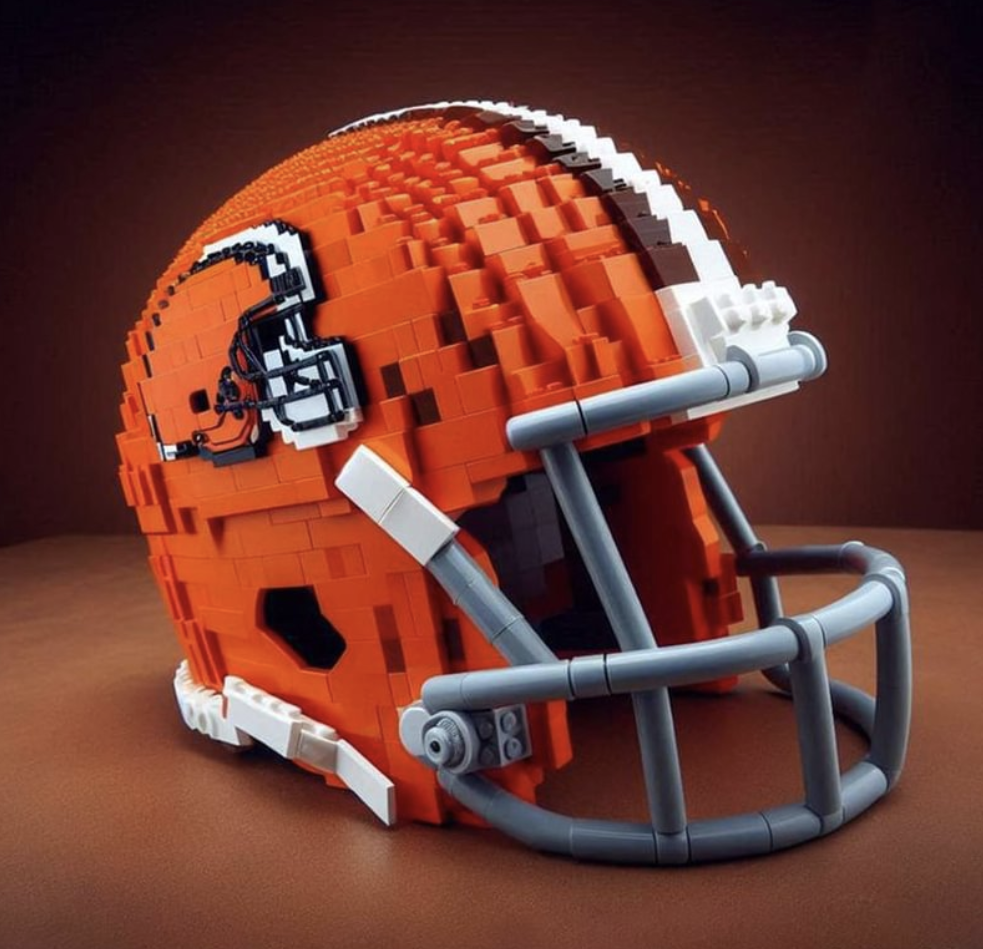 TouchdownBuild – NFL Team Helmet Brick Kit