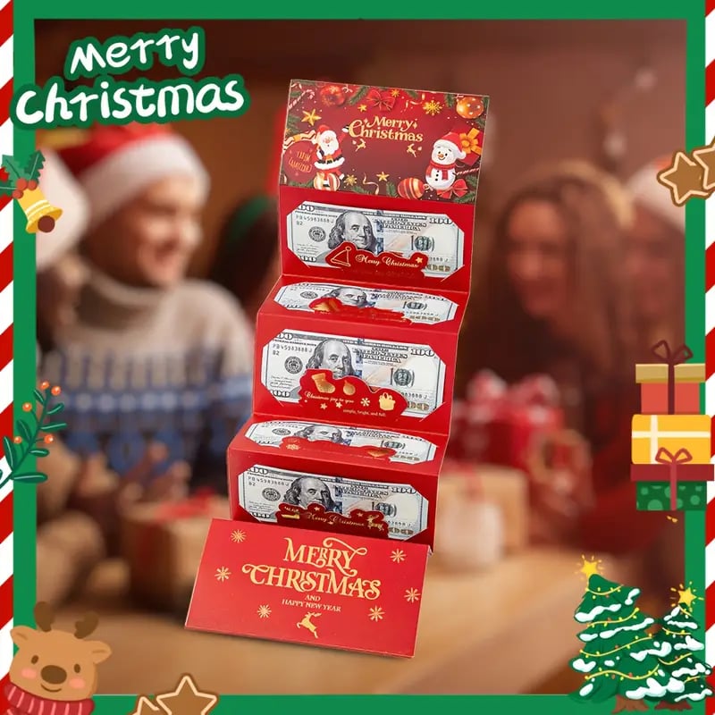 SantaSurprise – Foldable Christmas Cash Gift Wallet