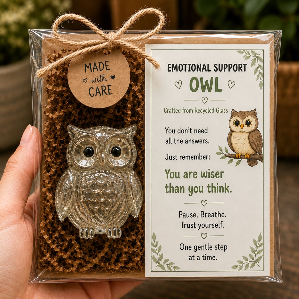 GentleHeart – Emotional Support Glass Keepsake