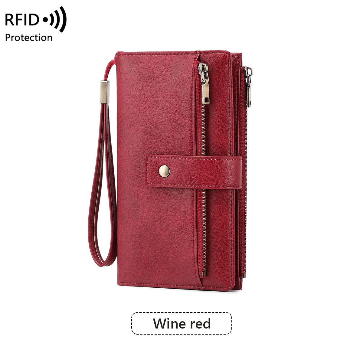 EleGanza – Women’s RFID Blocking Long Wallet Clutch