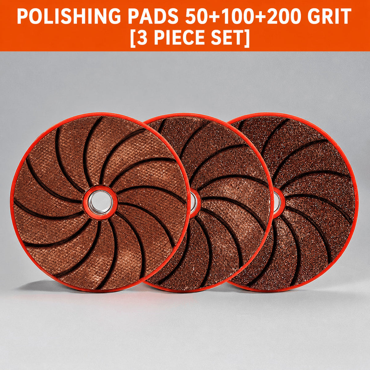 StoneForge – 3-Piece Silicon Carbide Grinding Wheel Set