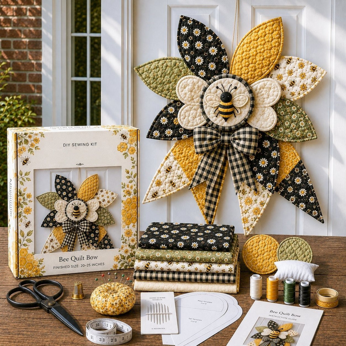 PrettyLoops – Oversized Quilted Bow Craft Kit