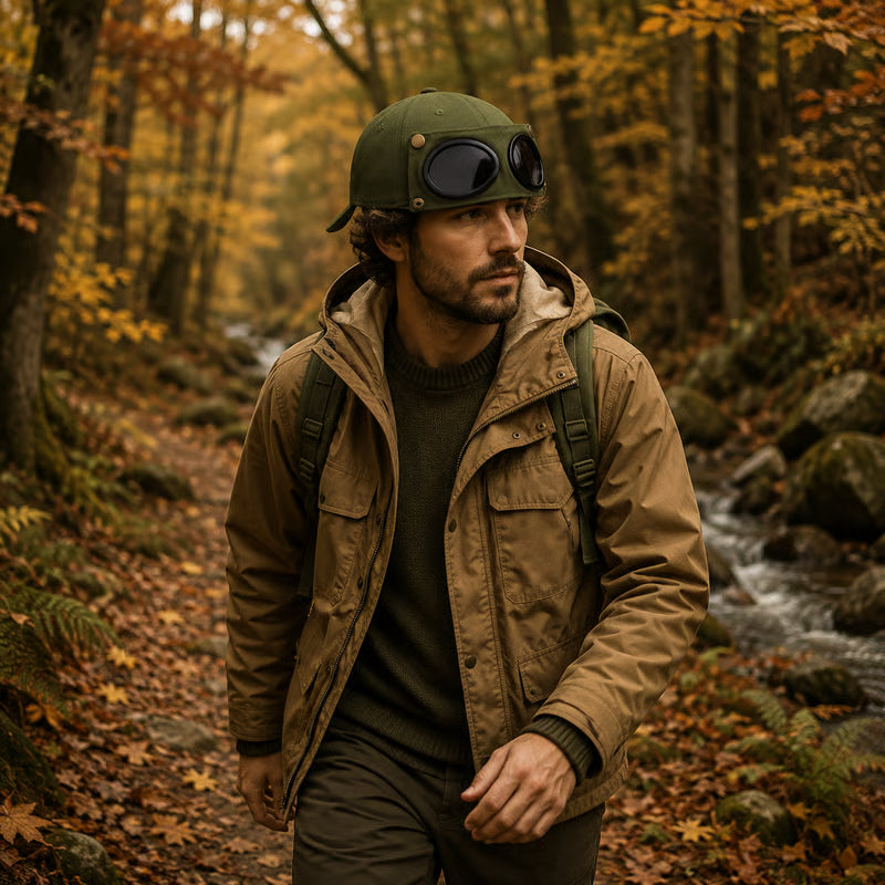AeroVanta – Detachable Goggle Pilot Baseball Cap