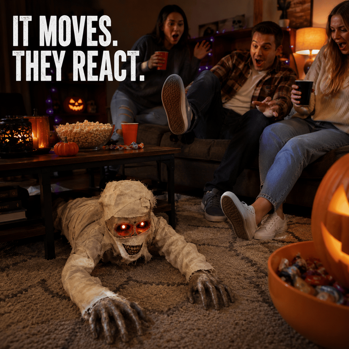 CreepCrawl – Animated Halloween Mummy Prop