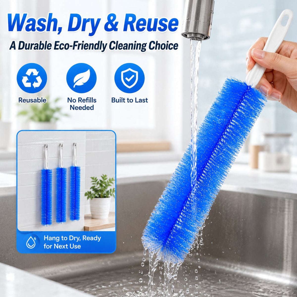 FlexiClean – Washable Multi-Purpose Dust Brush