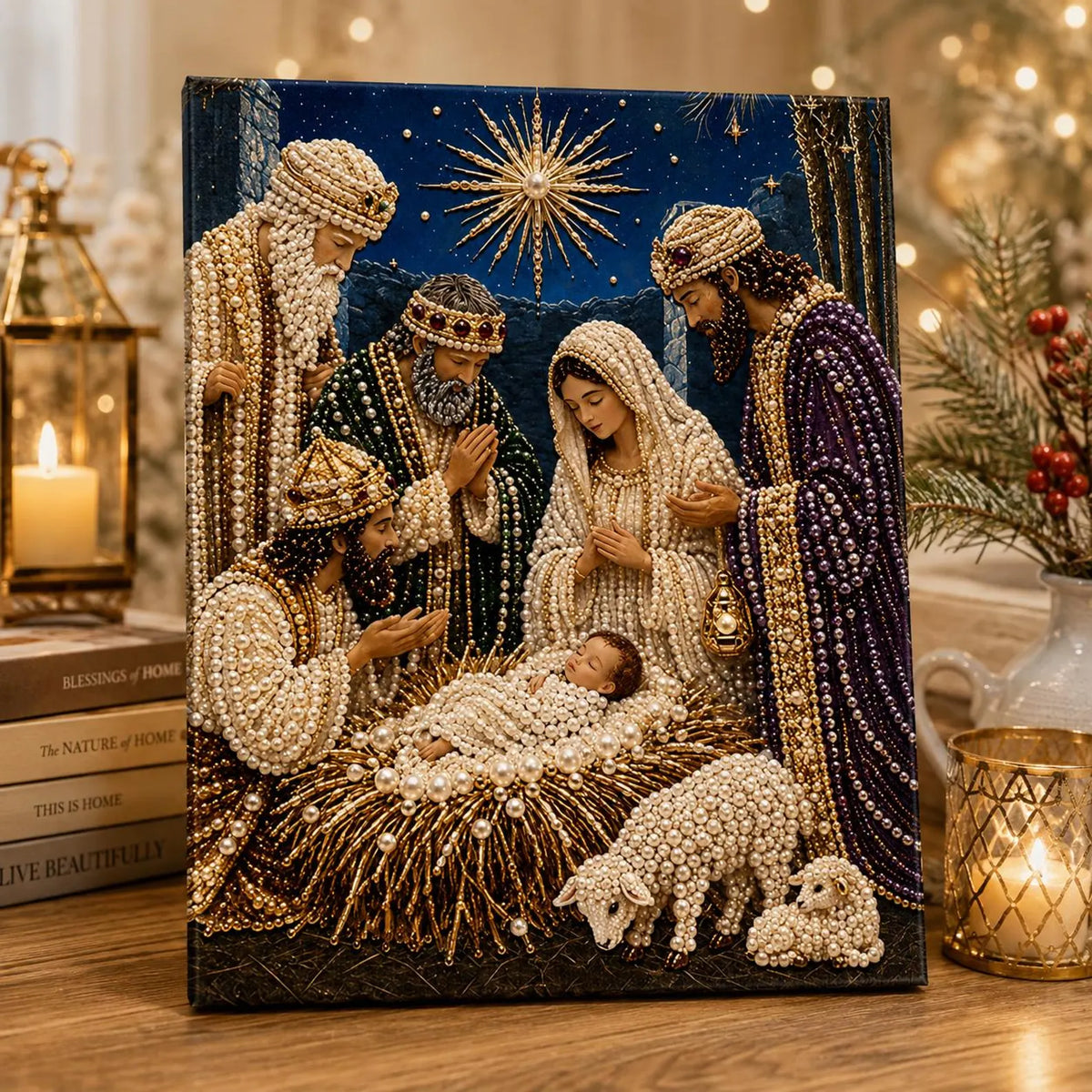 FaithGlow – 3D Nativity Diamond Painting Art Kit