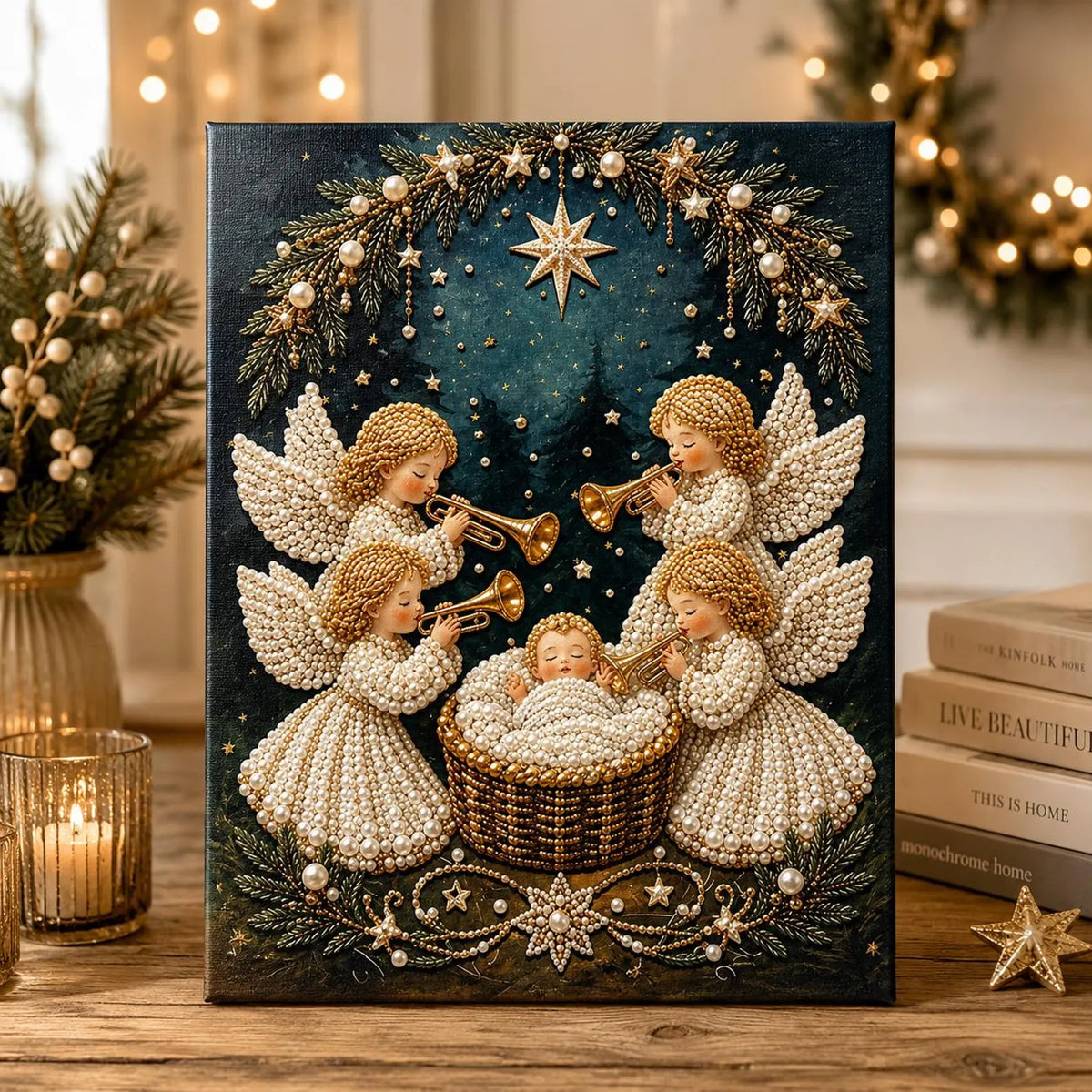 FaithGlow – 3D Nativity Diamond Painting Art Kit