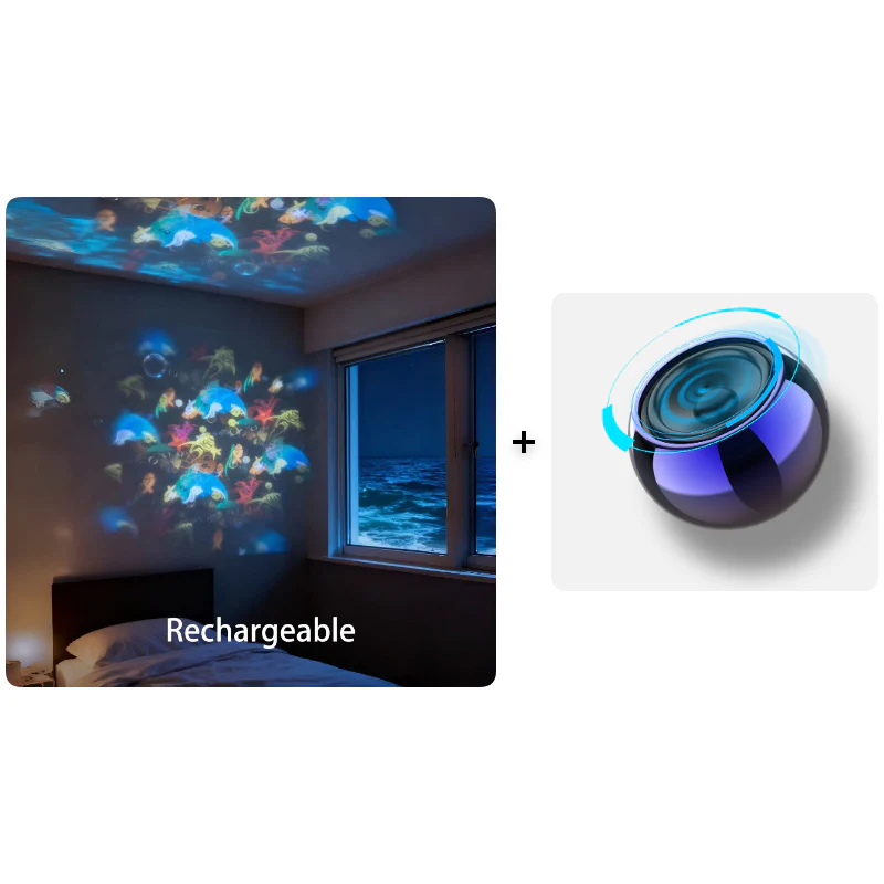 OceanLume – Rotating LED Ocean Wave Projector
