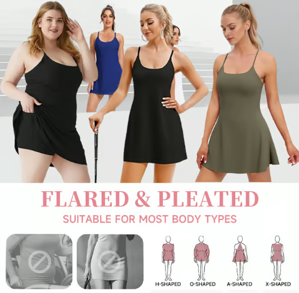 FitGlam – Tummy Control Backless Dress