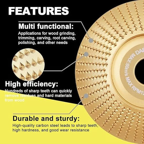 TimberCraft – High-Strength Wood Carving Disc Set