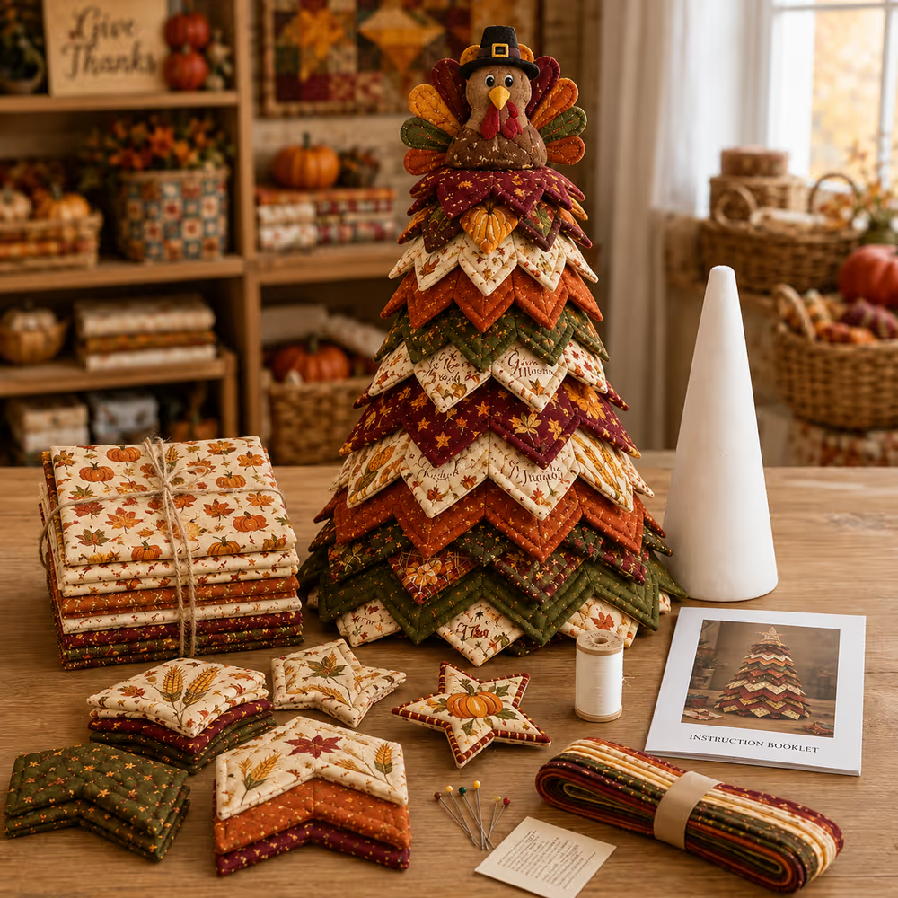 ChristmasStitch – Handmade Holiday Tree Quilt Kit