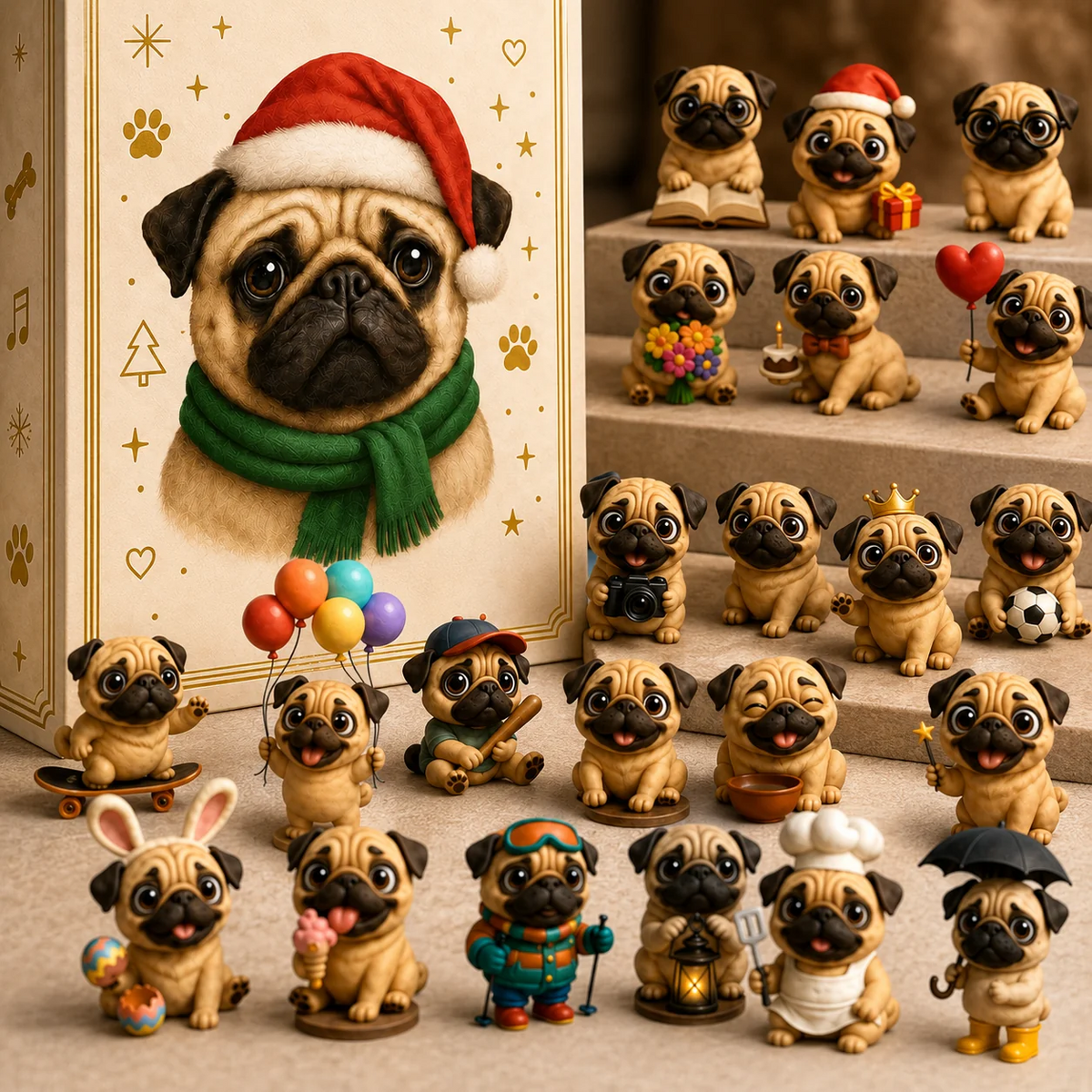 PawsCrest – 24-Day Pug Advent Calendar 2026