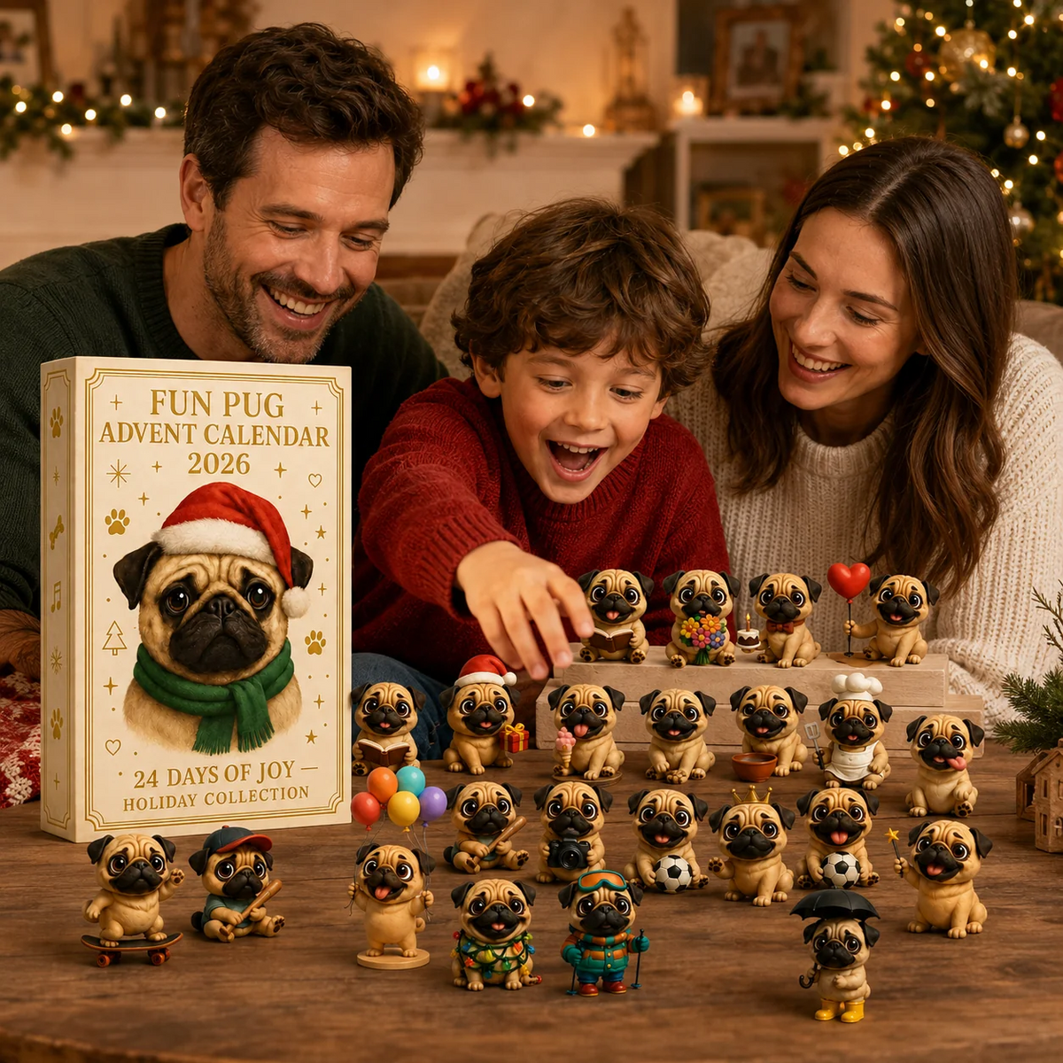 PawsCrest – 24-Day Pug Advent Calendar 2026