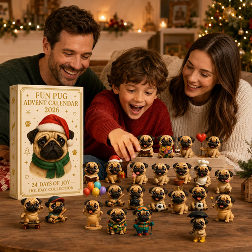 PawsCrest – 24-Day Pug Advent Calendar 2026