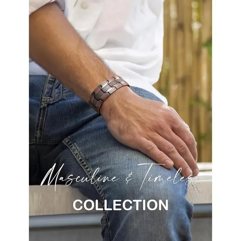 MagnaBond – Men’s Pure Copper Magnetic Bracelet