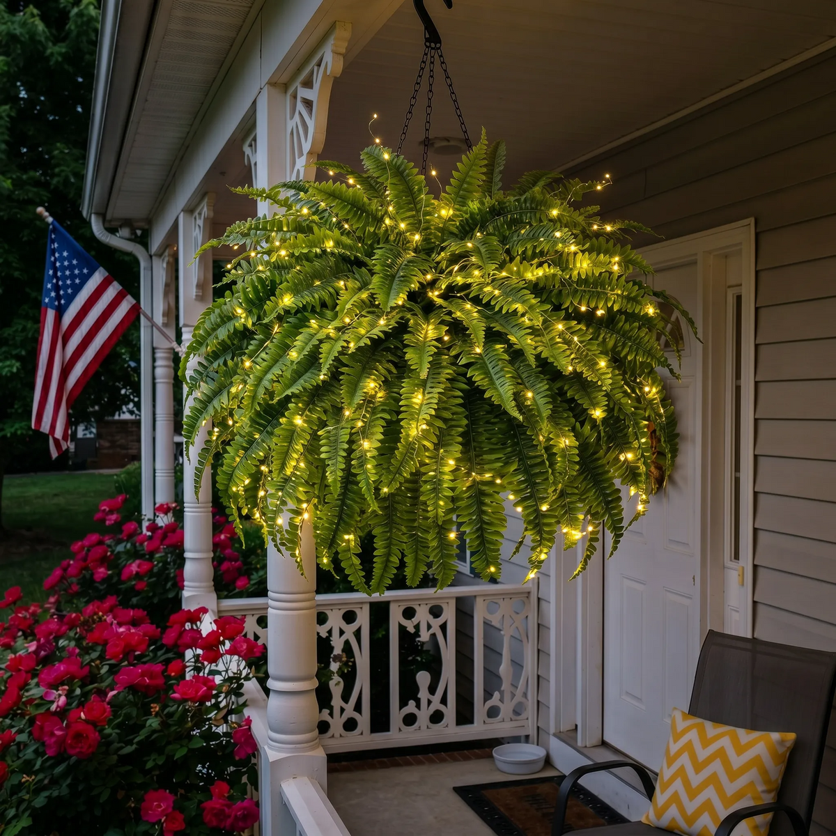 GreenCascade – Full Artificial Boston Fern Bush