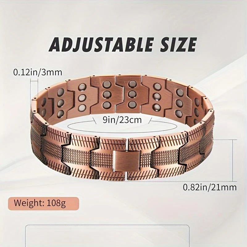 MagnaBond – Men’s Pure Copper Magnetic Bracelet