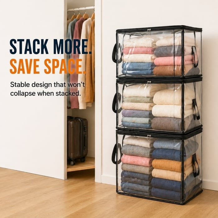 MaxSpace - Stackable Closet Storage Bag